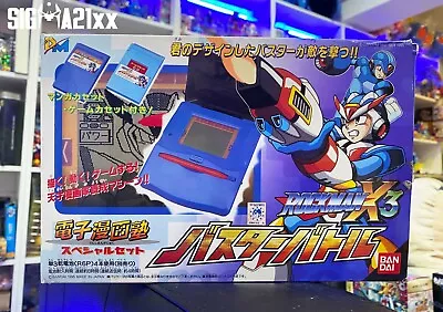 1995 MEGAMAN ROCKMAN X3 Buster Battle Denshi Manga Juku Set Made In JAPAN - NEW • $340