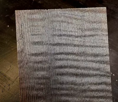 Fumed Curly Oak Raw Wood Veneer Sheet 9 X 31 Inches 1/42nd Thick         2305-10 • $11.99