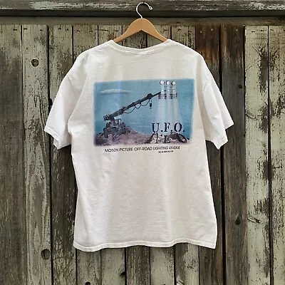 UFO Motion Picture Movie Off-Road Lightning Promo T-Shirt Size XL • $24.97