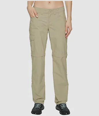 $22.47 • Buy $79 Mountain Hardwear Women Beige Zip Off Convertible Hiking Pants Shorts Size 6