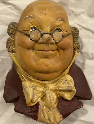 Vintage 1964 Bossons Chalkware Head Mr. Pickwick Made In Congleton England  • $19.99