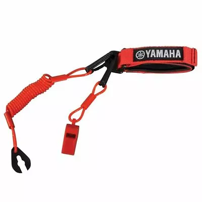 Yamaha OEM WaveRunner Pro Lanyard With Whistle MWV-PROLN-YD-RD Marine Red • $38.94