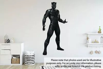 £3 • Buy Black Panther Marvel Avengers 3d Wall Sticker Removable Children Bedroom Vinyl