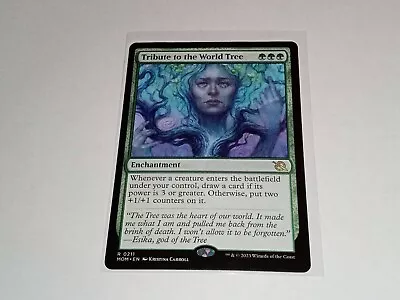 MTG 1x Tribute To The World Tree March Of The Machine Near Mint • $10.50