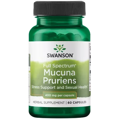 Swanson Full Spectrum Mucuna Pruriens 400 Mg 60 Capsules • $8.16