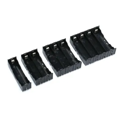 Black Plastic Battery Holder For  Cell 18650 Batteries Hell Pins Shell Case Box • $2.76