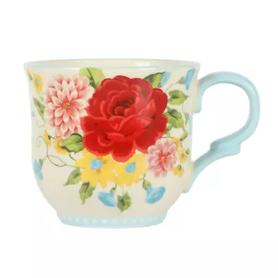 New For  Sweet Rose Mug Coffee Tea 14.5 Oz. • $6.95