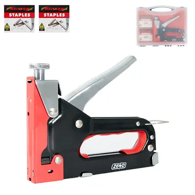 600 X STAPLES HEAVY DUTY STAPLE GUN TRIGGER STAPLE TRACKER UPHOLSTERY NAIL WOOD • £6.95