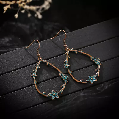 Gypsy Indian Jhumka Jewelry Gold Sliver Vintage Ethnic Exquisite Earring Jewelry • $3.29