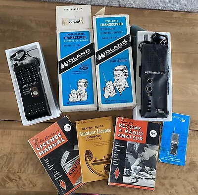 Midland Transceiver  Vintage With Amateur Radio  Operator Books  13-770 13-724 • $25.99