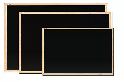 £27.85 • Buy Magnetic Blackboard With Wooden Frame Chalkboard Notice Board Writting Board