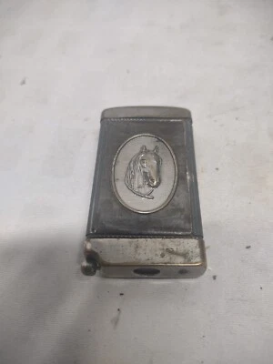 $29.95 • Buy Antique Art Nouveau Match Safe Holder Case Cheroot Cutter Bottom Horse + Lady