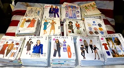 Huge Lot Of 134 Sewing Patterns All Are McCall's 38 Cut 96 Uncut Womens • $188.88