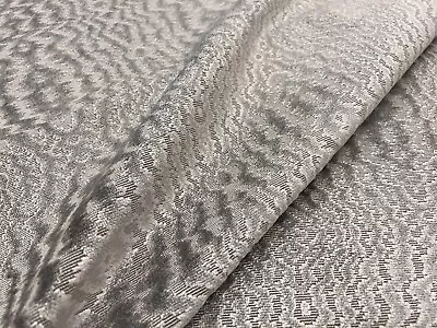 Lee Jofa Ikat Epingle Velvet Uphol Fabric Callow Velvet Silver 2.5 Yd 2019119.11 • $250