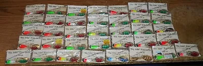 Large Big John Weight Forward Spinner Lot/36 Lures/new In Package! • $9.50