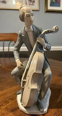 Vintage '69-'70 Original Lg Porcelain Figurine LLADRO CELLO ORCHESTRA   No Bow • $100