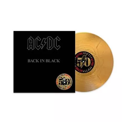 AC/DC Back In Black Gold Nugget 180gm LP NEW • $74.95