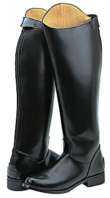 Mens Man DECENT Dress Dressage Boots With Zipper Riding English Equestrian • $228.71