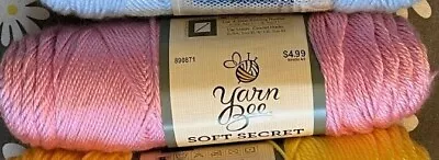 Yarn Bee Soft Secret  (6 Oz.) / I Love This Yarn  (5 - 7oz.) - New Skeins • $5