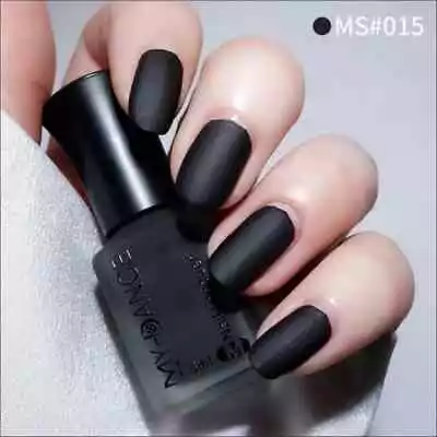 Black Fashion Color Long Lasting Quick Dry Matte Nail Lacquer • $7.99