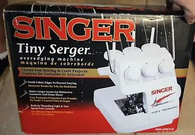 SINGER TINY SERGER TS380 PLUS Overedging Sewing Machine With Box & Manual • $99.99