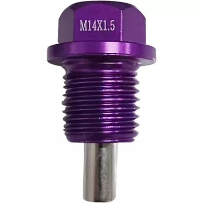 M14x1.5mm Engine Magnetic Oil Drain Plug Screw Nut Bolt Sumps Universal Purple • $3.79