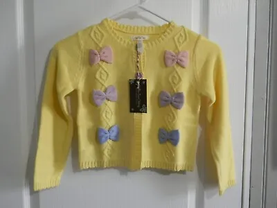 Nwt Matilda Jane Enchanted Garden  Lemon Meringue Cardigan Sweater Spring  6 • $25.95