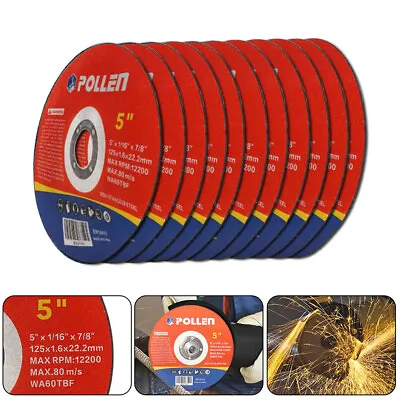 $17.49 • Buy Cutting Discs 5  125mm Wheel For Angle Grinder Cut Off Metal Steel Flap 5 Pack