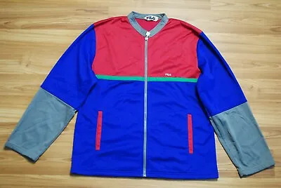 Vintage Fila Bjorn Borg Clothing Tennis Track Top Jacket Sport 70s-80s Large • $95.72