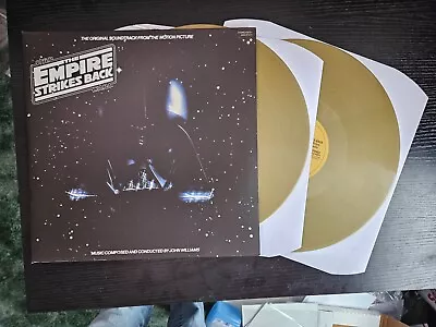 Star Wars Episode V: The Empire Strikes Back Gold 2xLP Vinyl Record • $71.95