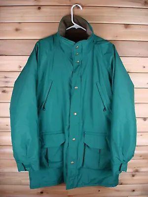 LL Bean Maine Wardens Parka Jacket Gore-Tex Thinsulate Men’s Large Tall Green • $32