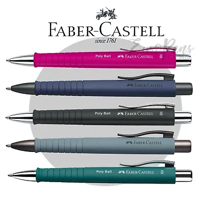 Faber-Castell Ballpoint Pen Poly Ball XB - ALL COLOURS • £6.95