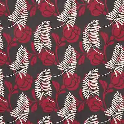 Warwick Viva Fabric Raspberry | Floral | Curtains Upholstery Cushions • £1.79