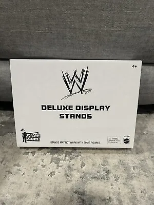 WWE Wrestling Mattel Elite Deluxe Display Stands Figure Lot RARE • $42.99