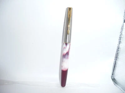 £53.98 • Buy Parker Vintage Frontier Red/White Fountain Pen With Broad Calligraphy Nib--new