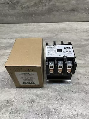 ABB DP60C3P-1 Definite Purpose 3-Pole Contactor 60 Amp 120VAC Coil New • $159