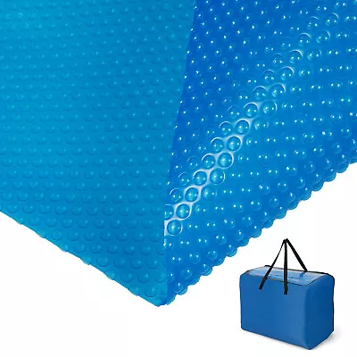 16x32 Ft Rectangular Pool Solar Cover 12 Mil Heat Retaining Blanket W/Carry Bag • $149.99