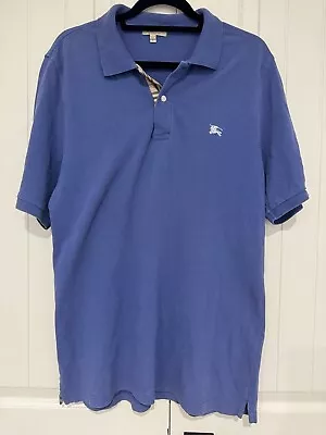 Burberry London Classic Fit Men’s Polo Sz Lg 100% Cotton Collared Top • $29.99