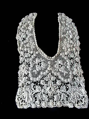 Vintage Lady's Dress Collar Combination & Handmade Irish Lace • $24.95