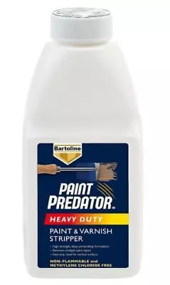 Bartoline Paint Predator Heavy Duty Paint And Varnish Stripper Remover 500ml • £8.95