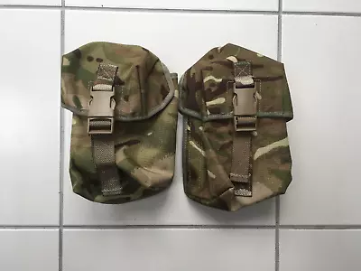 British Army LMG (100 ROUND) Pouch Osprey MTP MOLLE Super Grade Qty 2  FREE POST • £14