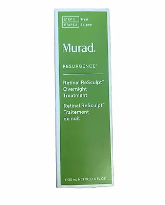 Murad Resurgence Retinal ReSculpt Overnight Treatment 1.0 Fl Oz/30 Ml New In Box • $38.50