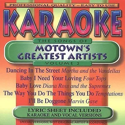 PICKUP ONLY 30 NEW CDs Karaoke Motown's Greatest Artists Vol.2(1 Title Only) LOT • $60