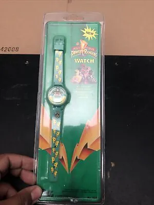 $75 • Buy BRAND NEW Mighty Morphin Power Rangers Green  Ranger Watch, Vintage 1994 Gordy