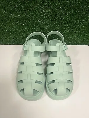 Zara Mint Fisherman Platform Sandals Size 40  • $60