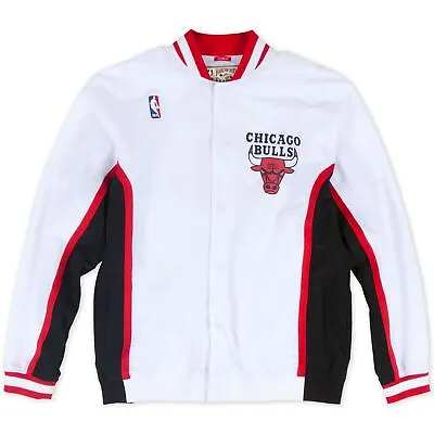 Mens Mitchell & Ness NBA AUTHENTIC WARM UP JACKET - CHICAGO BULLS 92-93 • $119.99