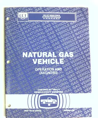 1993 Chevrolet Natural Gas Vehicle Operation & Diagnosis Manual Guide Book • $9.99