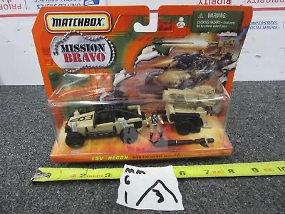 Matchbox Military LSV RECON Mission Bravo Vehicle Figure Weapon • $34.99