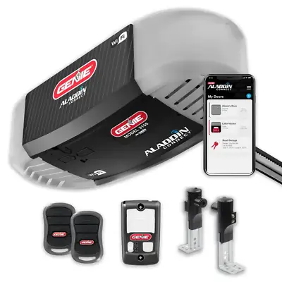 Smart Garage Door Opener Belt Drive 3/4 HP Ultra-Quiet App Controlled DC Motor • $240.65