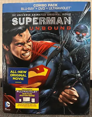 Superman Unbound DVD + Blue Ray - DC Animated Movie - Justice League • $29.99